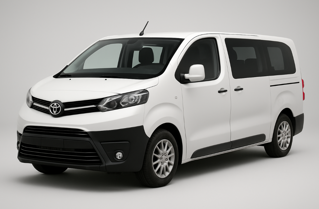 Private transfer mini van